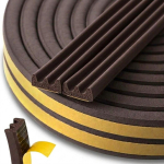 Keltin K02917B isekleepuv akna- ja ukse tihend EPDM t&uuml;&uuml;p E, 9x4mm, 150m, pruun