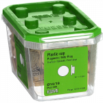 Kattekork, plastik 14/19 beež-200tk. 111061 ESSVE