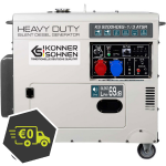 Diiselgeneraator 6000/7000W, 230; 400V, EURO 5, KS 9200HDES-1/3 ATSR Silent KONNER & SOHNEN