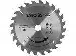 Tct saeketas puidule 190x20mm 24T TCT YT-60634 YATO