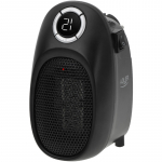 Kompaktne keraamiline termoventilaator 400 W 2 v&otilde;imsusastet ruumidele kuni 32 m&sup2; Must AD7726 Adler