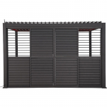 Lamellsein varikatusele MIRADOR-111 4m, tumehall 19502 HOME4YOU