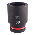 SHOCKWAVE&trade; IMPACT DUTY TRIECIENIZTURĪGAS UZGRIEŽŅU MUCIŅAS, 50 MM 1" IMPACT SOCKET DEEP - 1PC, 4932480435 MILWAUKEE