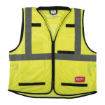PREMIUM KLASES ATSTAROJO&Scaron;Ā VESTE, PREMIUM HIGH-VISIBILITY VEST YELLOW - S/M, 4932471895 MILWAUKEE