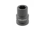 Īsā triecienuzmava 19 mm, 3/4" piedziņa, CrMo tērauds, HT4R141, HOGERT