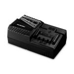 Ātrā lādētāja UC18YFSL HIKOKI UC18YFSLW0Z 14.4V - 18V akumulatoriem, 50 minū&scaron;u uzlāde, LED indikators, dzesē&scaron;anas funkcija