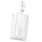 Kompaktne 30W Premium v&auml;line akupank sisseehitatud USB-C kaabliga 10000 mAh Valge A1688H21 Anker