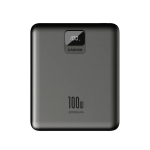 Kompaktne v&auml;line akupank 20000 mAh mahutavusega PD 100 W / QC 3.0 kiirlaadimise ja LED indikaatoriga PB-2008 Flat Tumehall CANYON