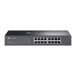 Omada 16-Port Gigabit Easy Managed Switch, TP-Link, ES216G, 16&times; 10/100/1000 Mbps, 32 Gbps, Fanless