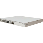 Mikrotik CRS520-4XS-16XQ-RM l&uuml;liti, 16 QSFP28 porti, 4 SFP28 porti, 2 10G Ethernet porti, 4 GB DDR4 RAM, 128 MB Flash m&auml;lu, 4000 MB sisem&auml;lu, 2000 MHz protsessor, AC toide, RJ-45 konsoolipord, Rack-montaaž, CE/EAC/RoHS vastavussertifikaadid, -20 - 50 ...