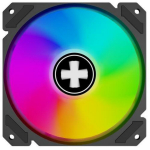 Xilence Korpuse ventilaator XF065, 120 mm, 600-1500 RPM, 70 CFM, 18-29 dB, 4-pin, Must, H&uuml;drod&uuml;naamiline laager, ARGB