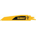 Dewalt m&otilde;&otilde;ksaag l&otilde;iketerad DT90380-QZ 152 mm 6TPI Bi-Metal, 5 tk, must/kollane, blisterpakendis
