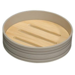 Besk Seebialus Zinda 9136799, matt beež, sooneline pind, kvaliteetne plastmass, looduslik bambus