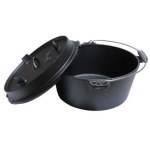 Ketler Malmist pot 9129944, 30.9 cm, 7 l, must, toiduvalmistamiseks tulel, kaanega