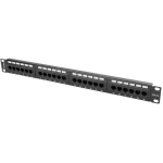Lanberg &uuml;henduspaneel 24 porti 1U PPU5-1024-B, 24, 19 '', 1U, CAT 5e, RJ-45, must