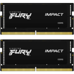 Kingston Fury Beast m&auml;lu komplekt KF556S40IBK2-32, 32 GB, DDR5, 5600 MT/s, CL40, SO-DIMM 262-pin, On-die ECC