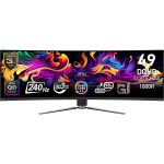 MSI MPG 491CQPX QD-OLED, 49", 5120 x 1440, 240 Hz, 0,03 ms, 1500000:1, 250 cd/m&sup2;, USB keskjaam, kaardus