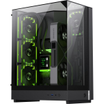 Gamemax Korpus T20 BK, 1or2 x 3.5", 0or2 x 2.5", 5 laiendusslotti, M-ATX, 1 x USB 3.0, 1 x USB-C, 1 x k&otilde;rvaklapid