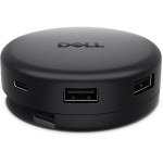 Dell Pro 7-in-1 USB-C reisidokk - DA326, 1 x HDMI 2.1, 1 x DP 1.4, 1 x USB-A 3.2 Gen1, 1 x USB-C, 2500 Mbit/s, 100 W