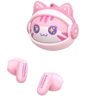 Onikuma TWS k&otilde;rvaklapid TX603, 32&Omega;, 13mm, 105&plusmn;3dB, 5h, 25h koos korpusega, Bluetooth 5.4, 20Hz-20kHz, roosa