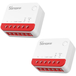 Sonoff nutikas ZigBee rulo l&uuml;liti MINI-ZBRBS 2PC, 100-240 V / 1 A, 100-240 V ~50/60 Hz, PC, -10&deg;C kuni 40&deg;C, Zigbee 3.0