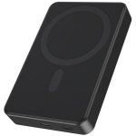 Gembird Magnetiline juhtmeta akupank PB10-WPC15M-01, 10000 mAh, 15 W, must