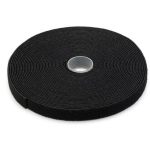 Digitus Fastener Tape AK-770905-100-S, 15mm, 10m, must, kangas, &otilde;li- ja veekindel