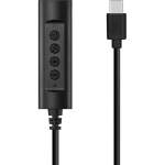 Sandberg K&otilde;rvaklapid 136-73, USB-C - Combo, 1.5m, Must, MiniJack 4-pole (female), USB-C (male)