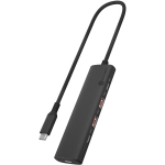 Raidsonic 4-Port USB 3.2 Gen 2 Hub with Power Delivery IB-HUB1437-CPD, 2 x USB-C 3.2 Gen 2, 2 x USB-A 3.2 Gen 2, 10 Gbps