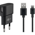 Goobay toiteadapter 45298, 5 W, 1 m USB-A kuni USB-C kaabel