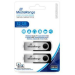 Mediarange USB m&auml;lupulk MR911-2, 32GB, USB Type-A, 2.0, 17MB/s, 7MB/s, 2 tk.
