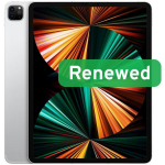 Apple Renewed iPad Pro 2021 LTE 5th A2461 FHR43F/A, 12.9", 8GB, 128GB, Wi-Fi, iPadOS, CPO, h&otilde;bedane