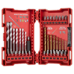 Milwaukee 4932479854 puuride ja otsikute komplekt, 39 tk, 2-10mm, Hex, HSS-G Tin, universaalne, metallile, SHOCKWAVE