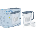 Brita Style Essential 1058042 veefiltri kann, 2.4 l, kivihall, plastik, LED-indikaator, n&otilde;udepesumasinas pestav