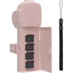 Sunnylife OP3-K019-P kaitsekarp Osmo Pocket 3, roosa, 42g, plastik, silikoon, magnetiline, rihma ja paelaga