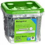 Puurotsaga montaažikruvi 4,2X13 RAL9011 / RR33 250tk. 566613 ESSVE