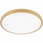 Laevalgusti ATOL LED, &Oslash;400mm, 4000K, 32W, 2560lm, PF>0,9, IP54, kuldne; LD-ATOL32W-NW-40