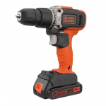 Akutrell 18V 2-k&auml;iku, 1x 1,5Ah aku, 400mA laadija, kaohver BCD003C1-QW BLACK DECKER