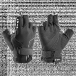 Cimdi Nordic Breeze Shark Short, izmērs: 8, Black/White, 4028173801541 LEKI