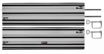 Precīzās zāģē&scaron;anas sliede, EINHELL, 4502118, Alu 2x1000mm, saderīga ar visām Einhell zāģiem