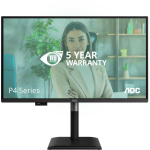 Aoc LCD monitor Q27P4U 68.6 cm 2560 x 1440 120 Hz IPS, USB keskpunkt 3.2 Gen 1, reguleeritav alus, VESA kinnitamine
