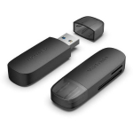 Vention m&auml;lukaardi lugeja CLGB0, USB 3.2 Gen 1, 5000 Mbit/s, 2 m&auml;lukaardi pesa, must