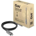 Club3D Video kaabli adapter CAC-1587 USB Gen2 Type-C HDMI-ks 3m, 8K@60Hz, 4K@120Hz, HDR10+, DSC1.2