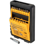 Dewalt Puuriotsikute komplekt DT71565-QZ, 36 tk, 25mm kruvikeeraja otsikud, m&uuml;&uuml;ritise ja metalli puurid, plastikkarp