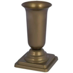 Form Plastic Lillepott-Vaas 4312033, 267mm, 130mm, 1.2l, &Uuml;mmargune, Kuld, Plastik