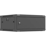 Lanberg seinamontaažikapp 19" 4U WF01-6604-00B, 60cm x 60cm x 29.01cm, must, 4U, &uuml;he lehega uks