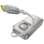 Baseus Power Bank Free2Pull P10073701843-00, 10000 mAh, 30 W, 70 cm USB-C kaabel, kahe seadme laadimine