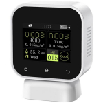 Fnirsi &otilde;hukvaliteedi monitor, SFD-02, 1000 mAh, 2.4 tolli, HCHO, TVOC, niiskus, AQI, helisignaal, andmete salvestamine