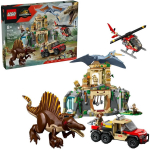 Lego Spinosaurus ja Quetzalcoatlus &otilde;hutegevus 76976, 984 elementi, 4 minifiguuri, 8+ aastat