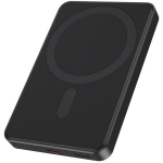Gembird PB05-WPC15M-01 Magnetiline juhtmeta akupank, 5000 mAh, 15 W, must
